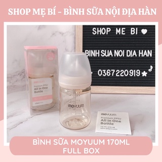 Bình sữa MOYUUM 170ML kèm núm số 1