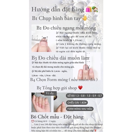 NAILBOX - Móng úp tiện lợi  - Trắng Vân đá