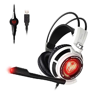Tai nghe USB sound 7.1 chụp tai chuyên game Somic G941 (Đen, Trắng)