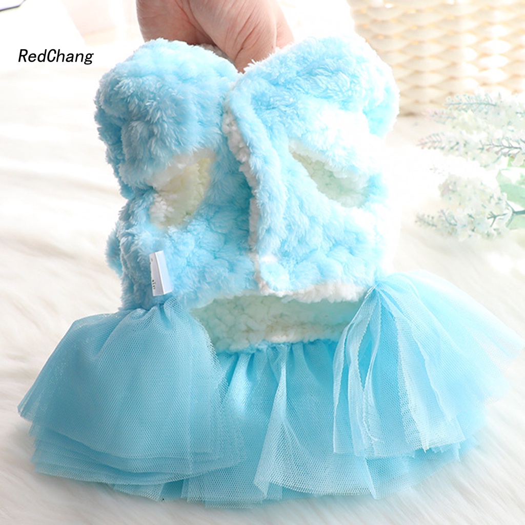Đầm vải cotton mềm mại giữ ấm mùa đông cho thú cưng