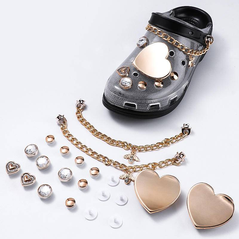 crocs sticker Bộ Phụ Kiện Trang Trí Giày DIY Đẹp Mắtshoes sticker Accessories Stickers Sandals Shoe Decoration