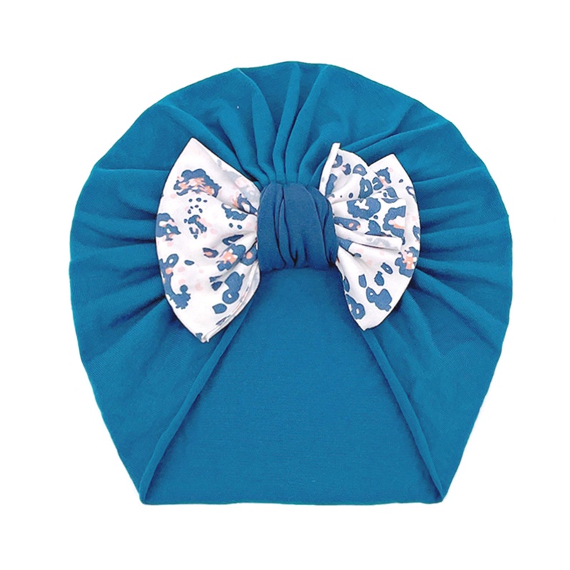Mũ Beanie Thắt Nơ In Họa Tiết Hoa Dành Cho Trẻ Sơ Sinh