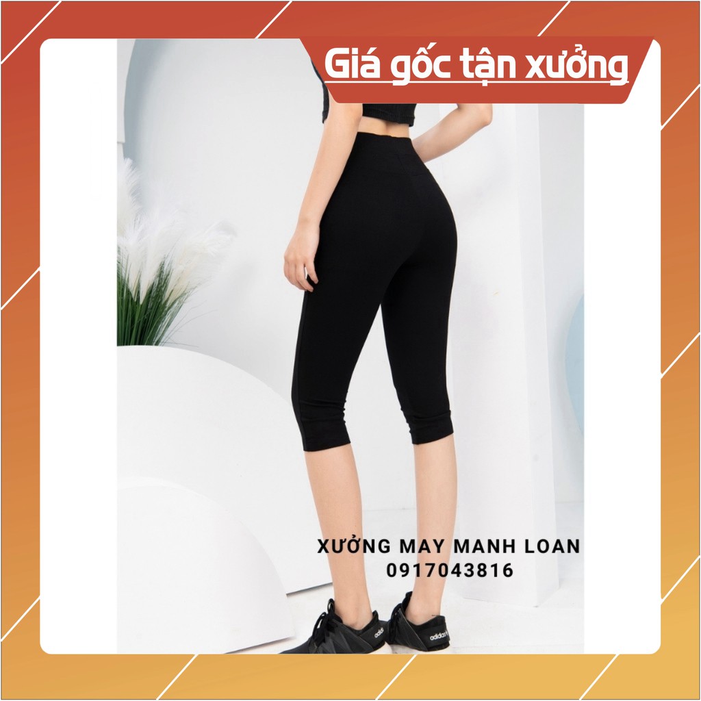Quần Legging Ngố Lửng Qua Gối Cạp Cao Nữ BigSize 40kg - 80kg | BigBuy360 - bigbuy360.vn