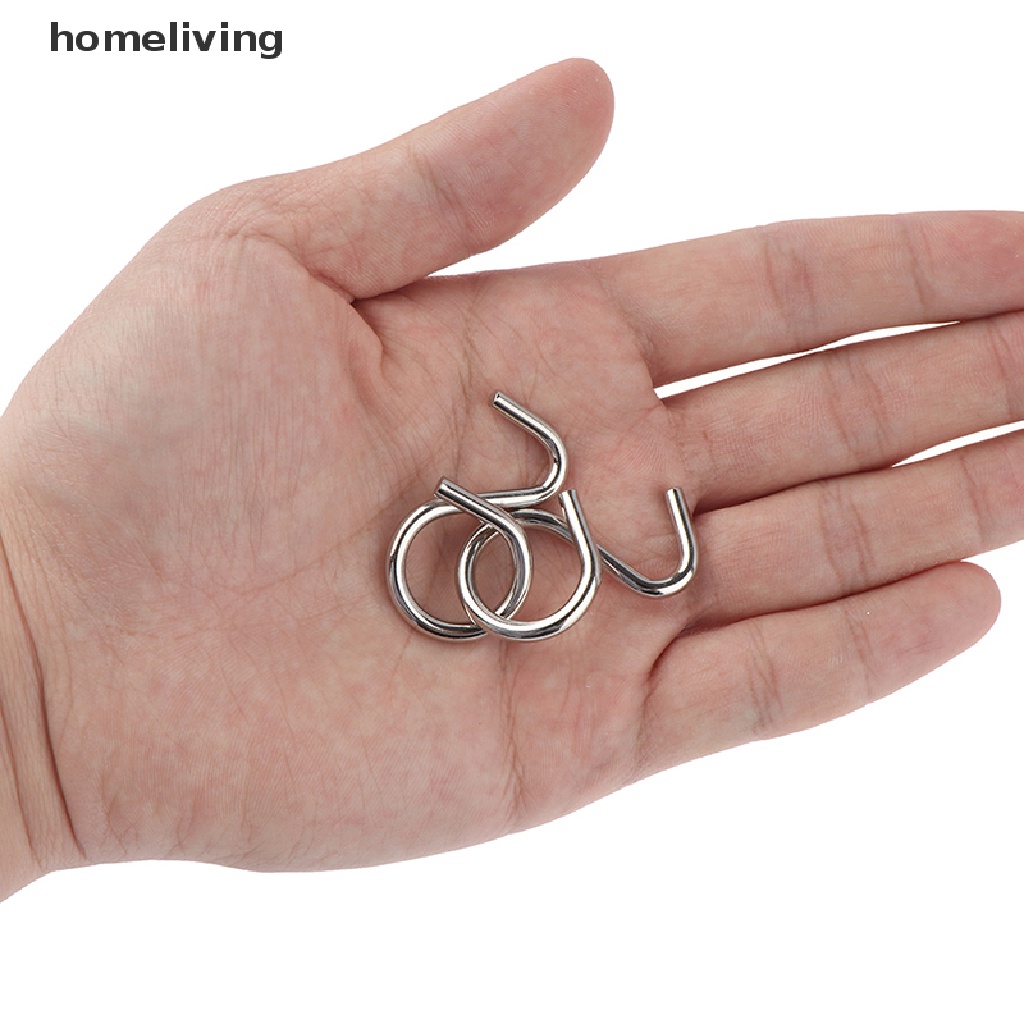 Set 8 Đồ Chơi Gỡ Rối Bằng Kim Loại Giúp Phát Triển IQ