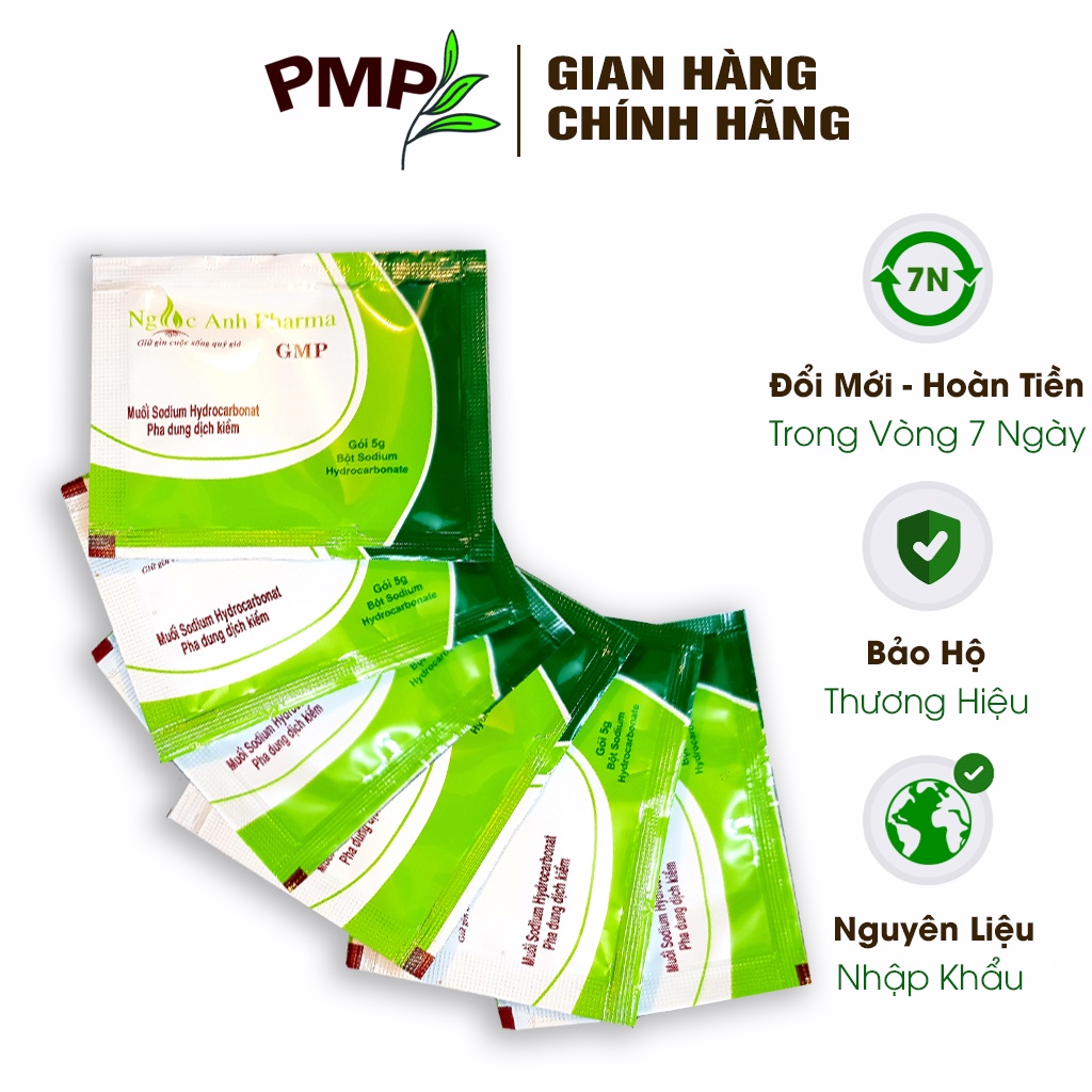 Muối Y Tế Sodium Hydrocarbonate Ngọc Ánh Pha Dung Dịch Kiềm (6 gói)