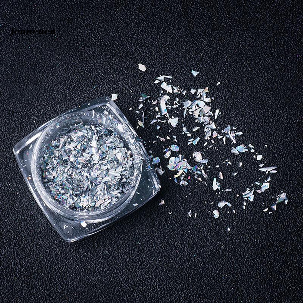 [Hàng mới về] Hộp kim tuyến lá nhôm lấp lánh 0.2g trang trí móng tay nghệ thuật