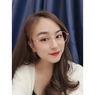 Kính mắt lục giác kim loại thời trang 2L9165B nhiều màu
