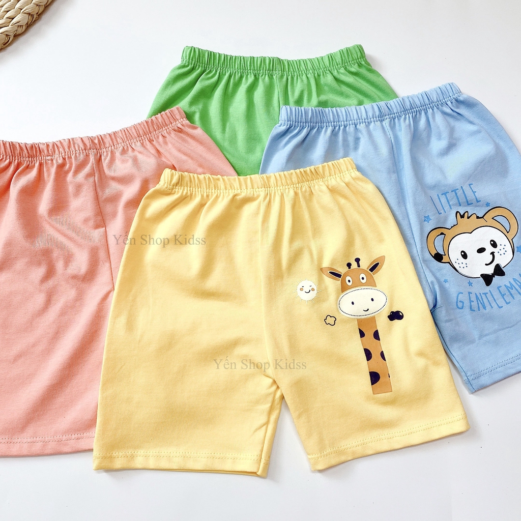 Bộ Cộc Tay Cotton 100 % Minky Mom In Họa Tiết Ngựa Vàng- Khủng Long Xanh Cho Bé (SP001312)