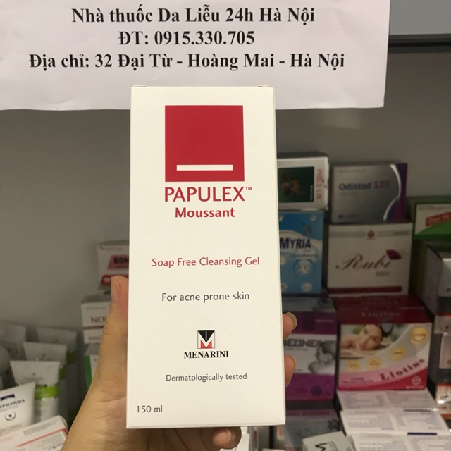 CHÍNH HÃNG - SỮA RỬA MẶT PAPULEX SOAP FREE CLEANSING GEL 150ml
