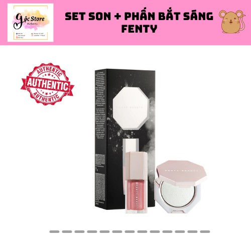 [SẴN - BILL US] - SET BẮT SÁNG + SON BÓNG FENTY CHÍNH HÃNG