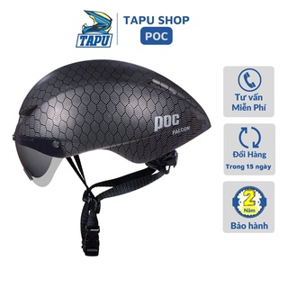 [CHÍNH HÃNG] Mũ Bảo Hiểm Xe Đạp - Thể Thao POC Falcon VÂN CARBON