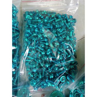 Gr5.ốc titan 5 li 20 nhiễn.lắp cùm uma.combo 5-10-15-20 con.
