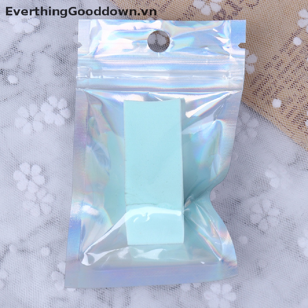 Everthinggooddown 100 Túi Giấy Nhôm Trong Suốt Có Khóa Kéo Tự Đóng Gói