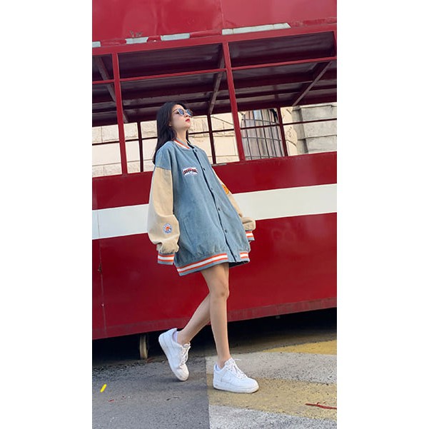 Áo Khoác Bomber Chất Nhung Tay Phối Bo Chun 2 Màu | BigBuy360 - bigbuy360.vn