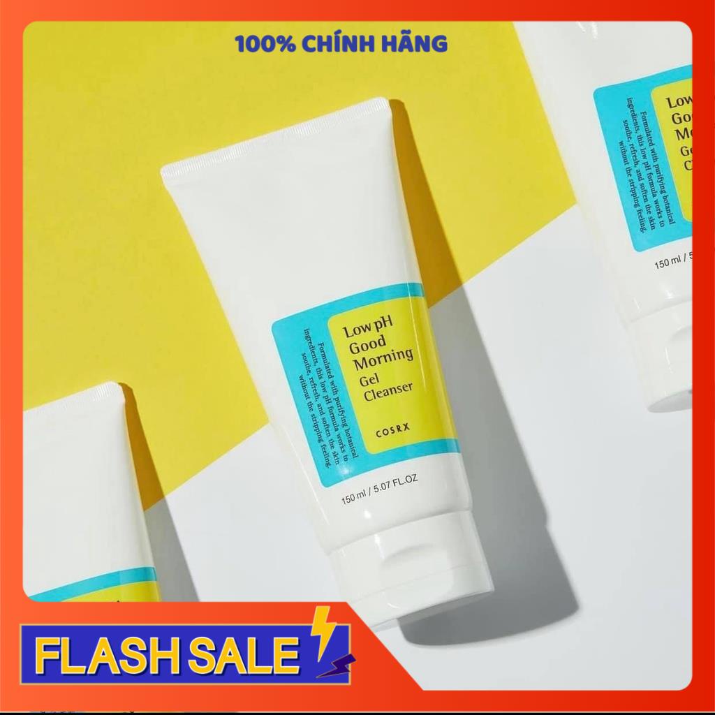 [Mẫu Mới Chính Hãng] Gel Rửa Mặt Cosrx Good Morning Low PH Cleanser 150ml