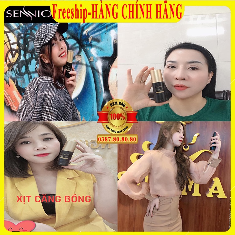 Nước xịt khoáng dưỡng ẩm da mặt hàn quốc/ Xịt dưỡng ẩm sennio giúp da trắng, căng bóng mịn cho da thường, da dầu, da mụn