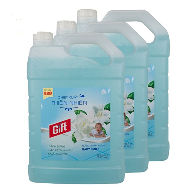 Combo 3 can nước lau sàn GIFT (3.8kg)