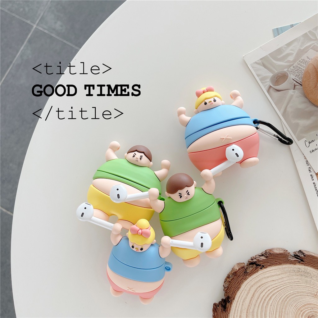 Vỏ bảo vệ hộp sạc tai nghe AirPods Pro AirPods 1 AirPods 2 bằng silicon thời trang chất lượng cao