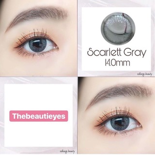 Contact lens dãn ít 0 độ màu Xám nhũ