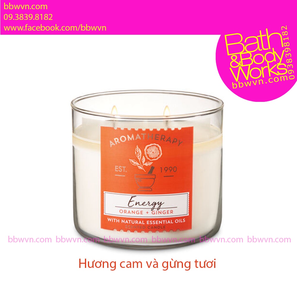 Nến thơm Bath and Body Works Aromatherapy