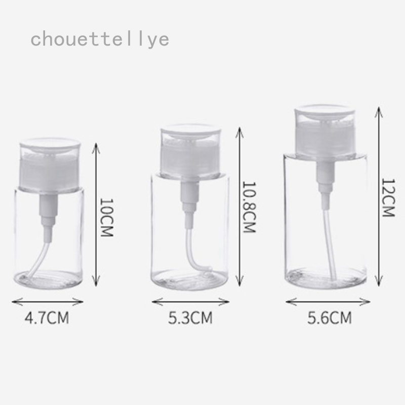 Chai chiết mỹ phẩm đựng nước tẩy trang thiết kế đầu bơm dạng nhấn tiện lợi