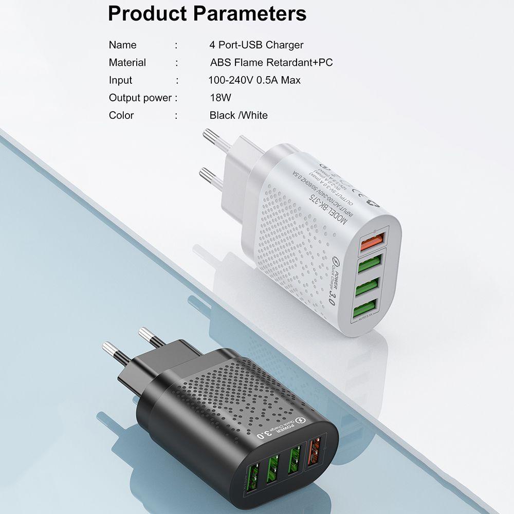 ESPO Củ Sạc Mới Với 4 Cổng USB QC 3.0
