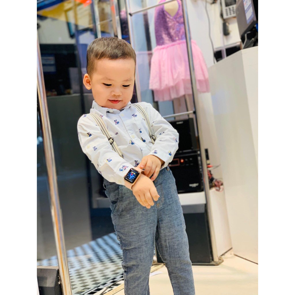 Áo sơ mi zara mickey & pluto dư xịn