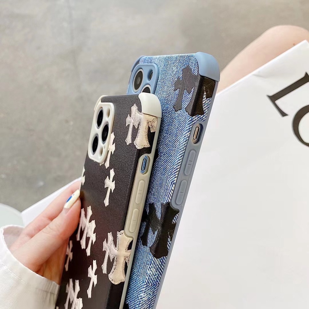 Ốp điện thoại mềm in chữ thập cho IPHONE 12 PRO MAX 11 11 PRO MAX XR XS MAX X XS