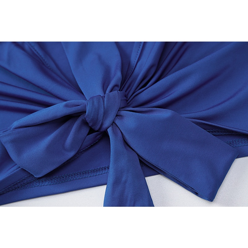 DUNEA Áo Lửng Cổ Chữ V Thắt Nơ Gợi Cảm Cho Nữ