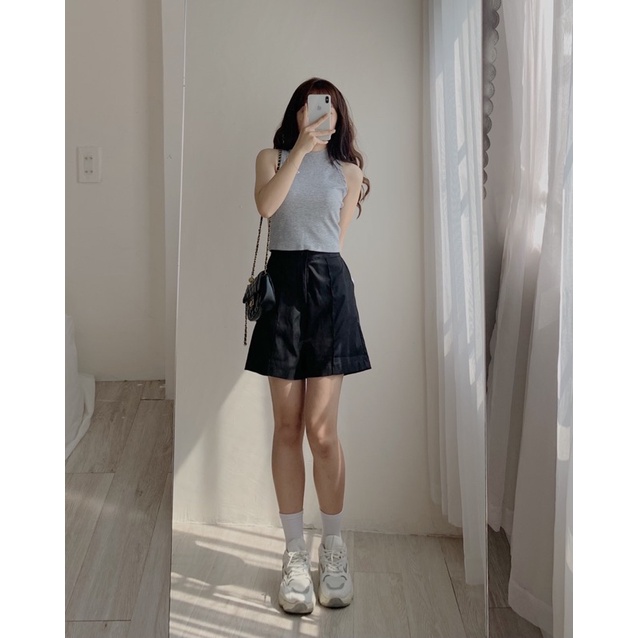 Áo 3 lỗ nữ, Áo tanktop sát nách cổ tròn chất thun tăm phong cách Hàn Quốc