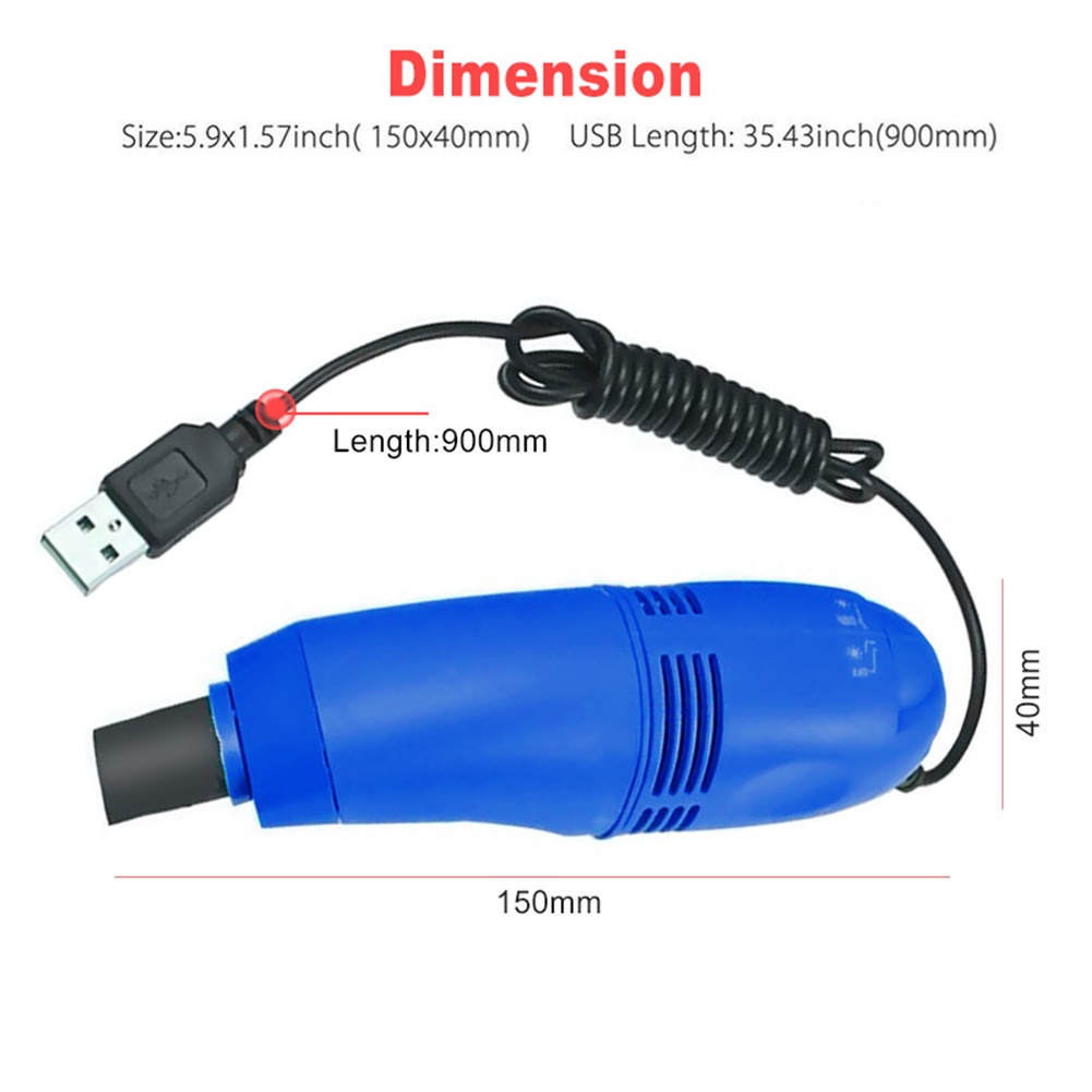 Dụng cụ làm sạch bàn phím máy tính mini cổng USB