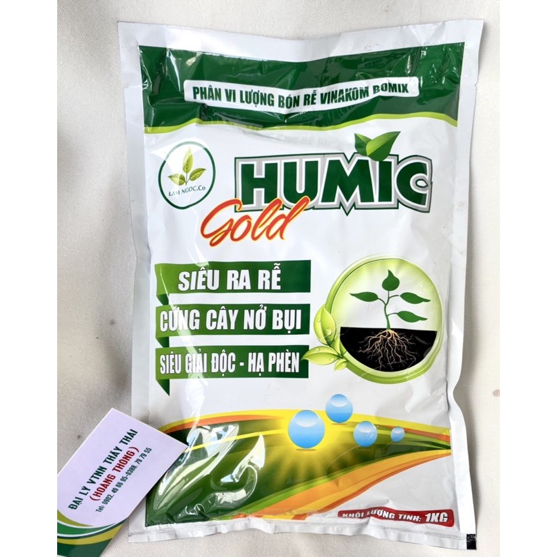 phân bón [ Humic hợp trí] thay thế bằng Humic gold- kích rễ, nở bụi, giải độc phèn, hữu cơ,, ra hoa, chống rụng trái