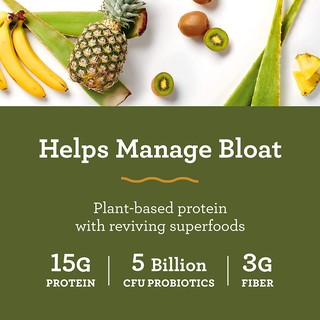 Bột protein glow/ digest hữu cơ Amazing Grass