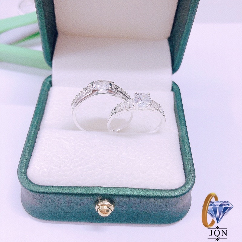 Nhẫn đôi bạc nam nữ siêu đẹp cam kết bạc chuẩn /JQN quà tặng đặc biệt ý nghĩa