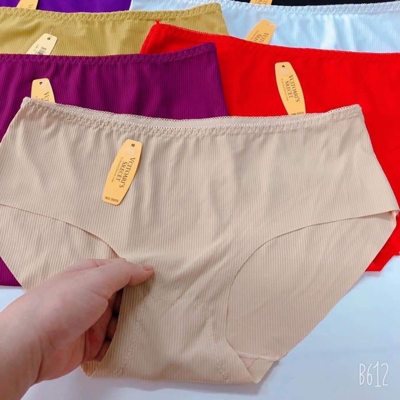 [Bigsize 60 - 85Kg] Quần Lót Nữ Su Gân Không Gấp Viền, Mông Dưới 120Cm.