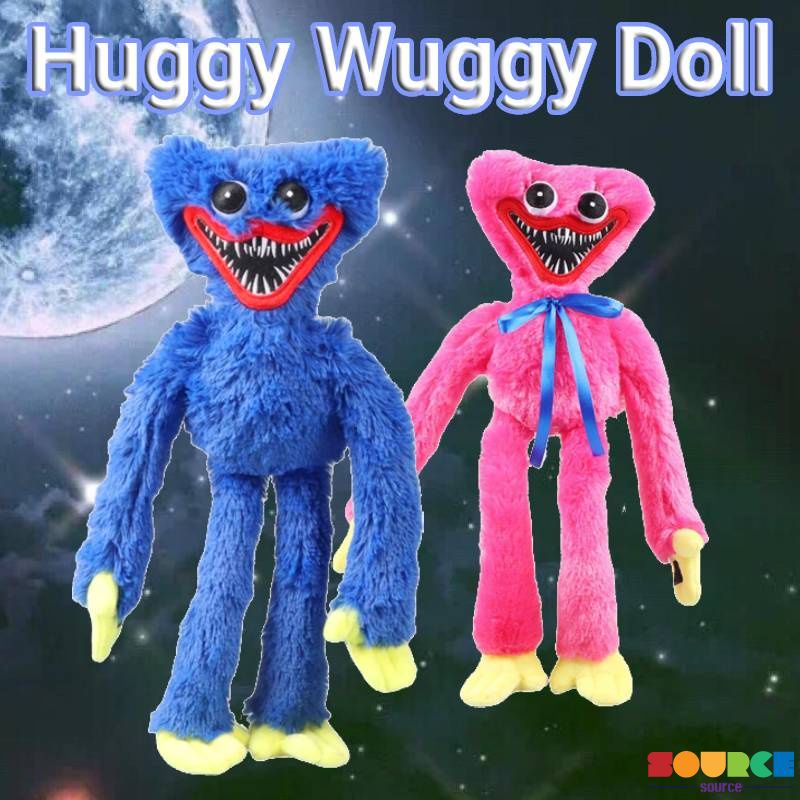 Huggy Wuggy Đồ chơi sang trọng Poppy Playtime Girl Nhồi bông Búp bê Quà tặng cho trẻ em Ném Gối Đệm Búp bê Quà tặng búp bê sang trọng -SOU