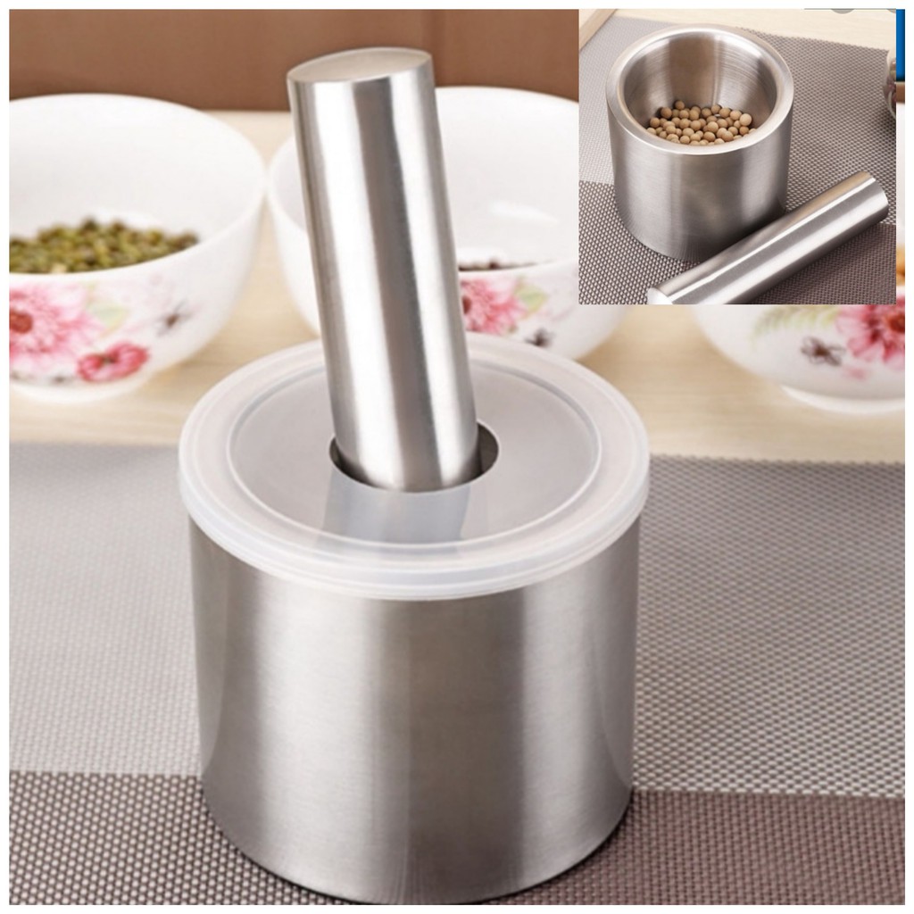 Bộ cối chày inox 304 (size 10cm * 9cm)