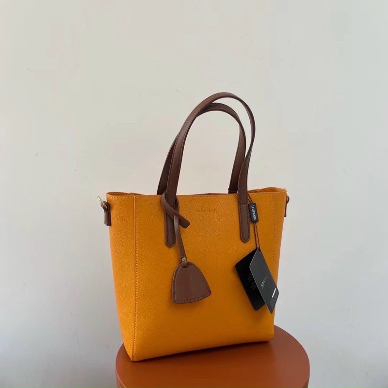 Túi tote medium Le.Liz.Blanci orange