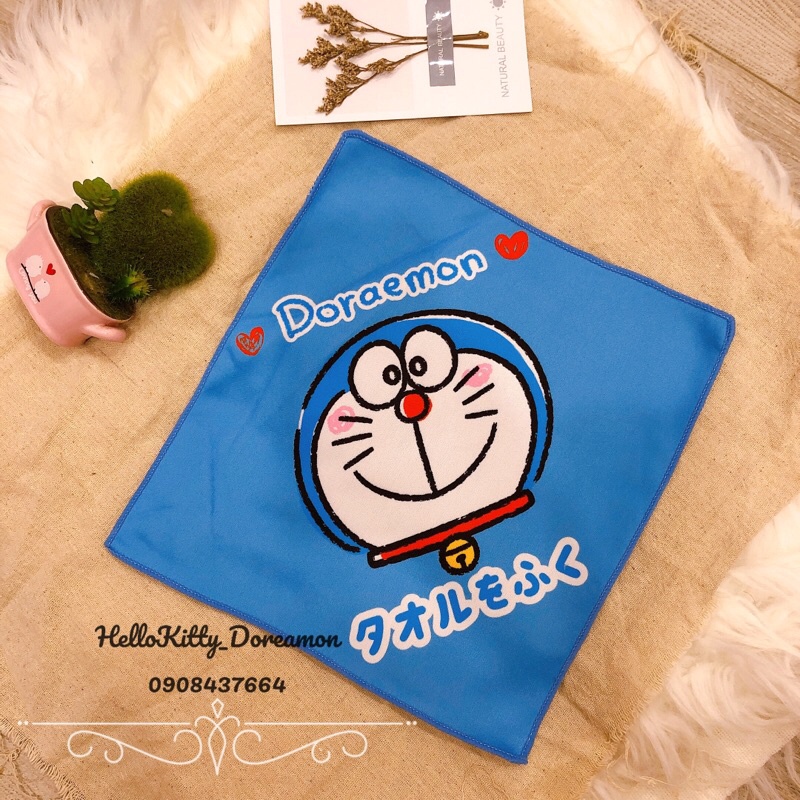 Khăn lau HelloKitty Doreamon