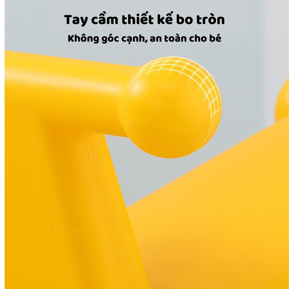 Bập Bênh Đôi Cho Bé Đồ Chơi Vận Động Hình Hươu Đáng Yêu Chất Liệu Nhựa An Toàn Zozon