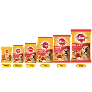 Thức ăn chó Pedigree vị bò hầm và rau củ