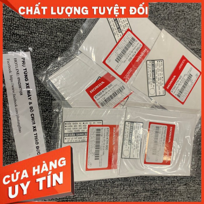 Tem Cơ Cấu Sang Số Xe Wave, Dream Honda chính hảng