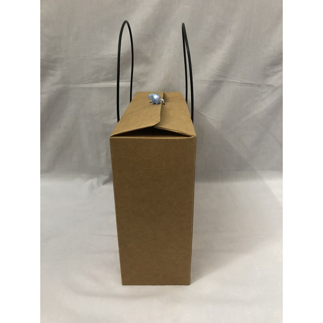 Hộp giấy gấp mặt kiếng có quai xách 21 x 28 x9,2 cm/hộp
