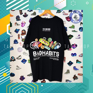Áo Phông đen oversize Nam Nữ BAD.RABBIT ảnh thật