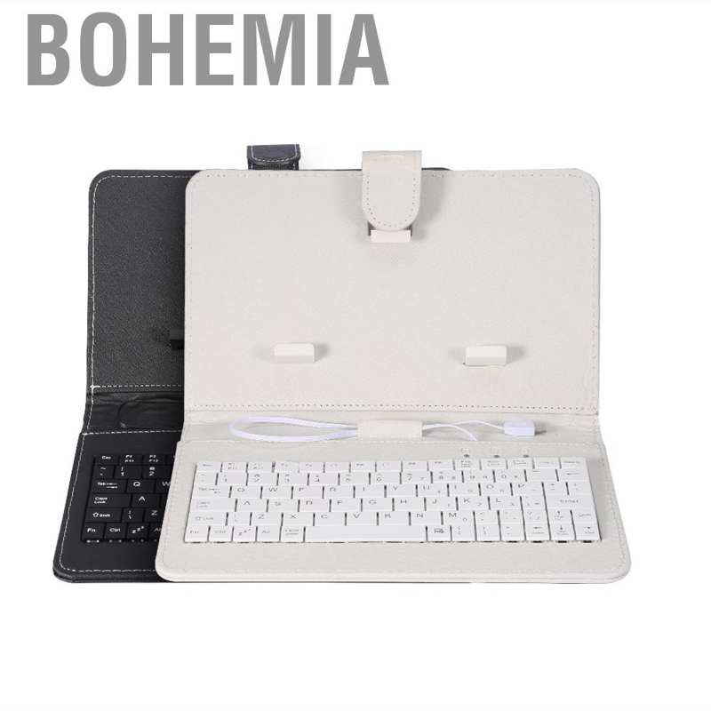 Bao Da Kèm Bàn Phím Phong Cách Bohemia Cho Điện Thoại Android