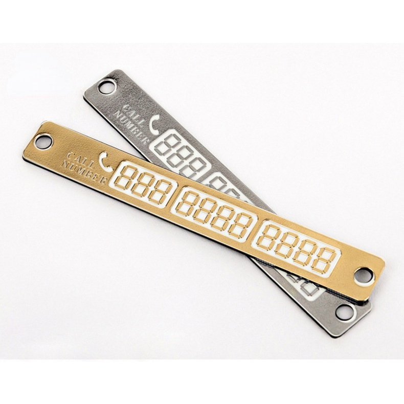 Bảng Số Điện Thoại Dạ Quang Đỗ Xe Hơi Tạm Thời