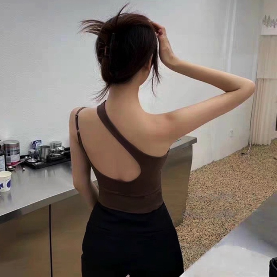 Áo 2 Dây Nữ UNDERCOOL Chéo Vai Croptop Ôm Dáng Phong Cách Quyến Rũ Thể Thao sport