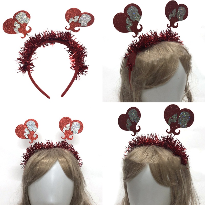 Băng Đô Kim Sa Hình Trái Tim Cho Cặp Đôi