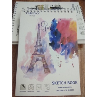 Sổ vẽ Takeyo Sketch book A4 160gsm