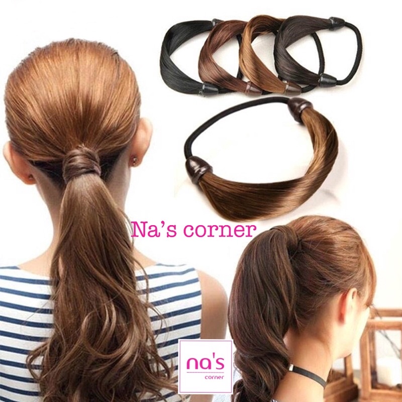 Dây cột tóc giả phong cách Hàn Quốc dành cho nữ